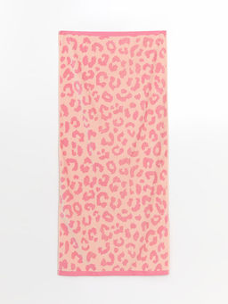LC Waikiki Pembe Desenli Kad_n Plaj Havlusu 70x150 cm