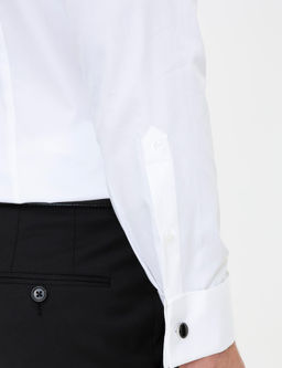 Beyaz Slim Fit Smokin G_mlek