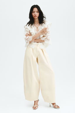 Barrel Leg Regular Waist Jeans - H&m фото 2