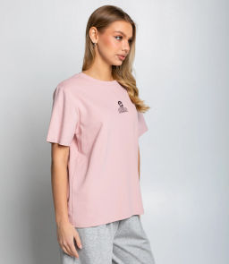 Футболка #КТ6120, пудровый - Dommod фото 2