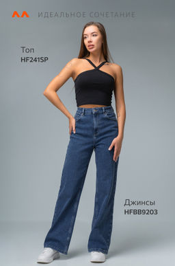 Женские джинсы палаццо с высокой посадкой Happyfox - Happy fox фото 16