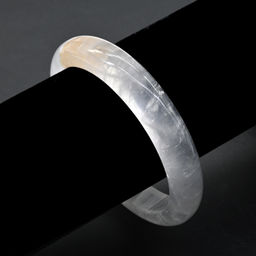 Браслет кольцо из Горного хрусталя, 52,5г Радуга камня