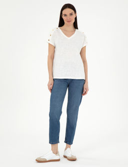 Ekru Regular Fit Ti__rt - Pierre cardin фото 4