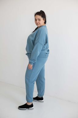 284 Костюм со свитшотом, блюстоун - Knitka wear фото 3