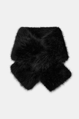 PLAIN FAUX FUR SCARF - Zara фото 2