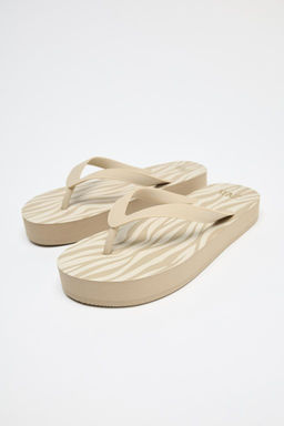 ANIMAL PRINT SANDALS - Zara фото 4