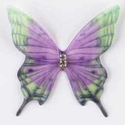 Декор для творчества «Бабочка хохлатка», двухслойный, набор 12 шт., размер 1 шт. — 5×5 см