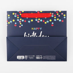 Пакет ламинированный горизонтальный Happy Birthday, ML 27 23 11,5 см - Дарите счастье фото 4