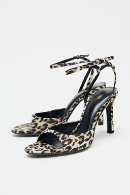 ANIMAL PRINT SANDALS - Zara фото 4