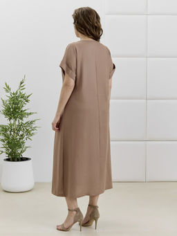 Платье Скарлет из вискозы со льном - Виотекс фото 54