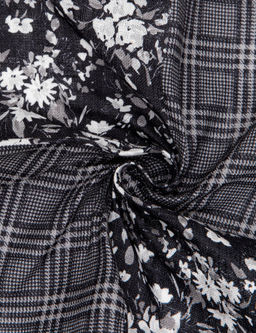 Зеленый льняной платок