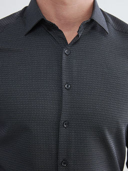 Slim Fit Desenli Arm?rl? Erkek G?mlek