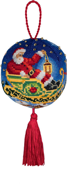 Набор для вышивания PANNA IG-7370 Новогодняя игрушка. Волшебная ночь 6 х 6 см