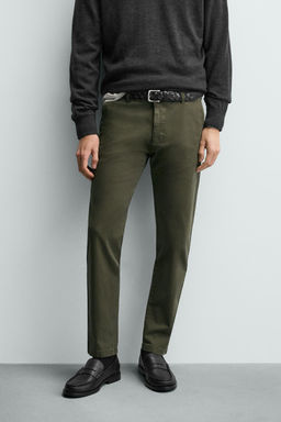 SKINNY FIT CHINO TROUSERS - Zara фото 19