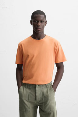 REGULAR FIT SOFT T-SHIRT - Zara фото 2