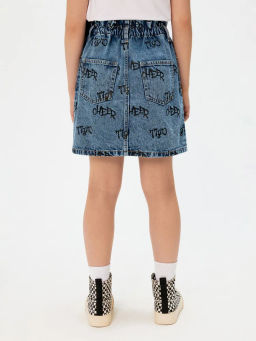 ACOOLA / Юбка джинсовая детская для девочек Metapod синий  фото 4