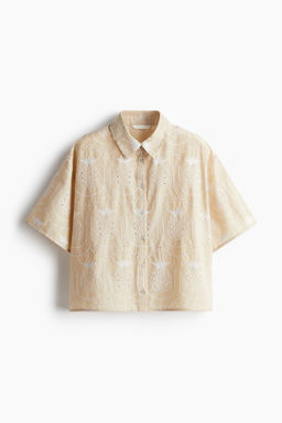 Camisa con bordado ingl?s