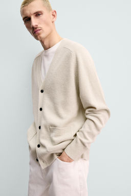 WOOL - ALPACA ORIGINS CARDIGAN - Zara фото 5