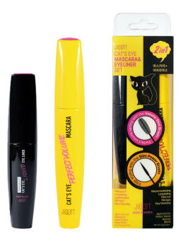 Jigott Cats Eye Mascara&Eyeliner Set - Набор тушь и подводка для глаз