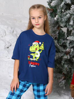 ДК014 Домашний костюм Динго (индиго) - Милаша фото 9