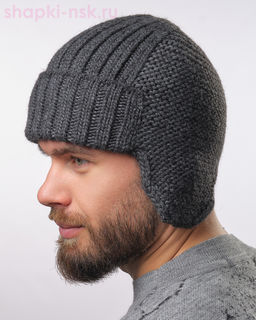 Клайд Ушанка мужская флис (56-58)