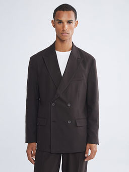 Standart Kal?p Erkek Blazer Ceket