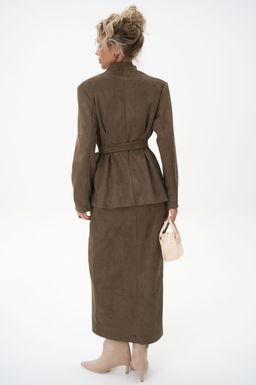 Юбка Майли (оливковый) - Эльза фото 9