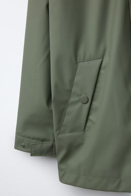WATER REPELLENT RUBBERIZED PARKA - Zara фото 4