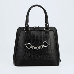 Сумка женская TEXTURA, тоут, средний размер, цвет чёрный