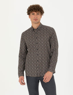 Siyah Slim Fit Uzun Kollu G_mlek - Pierre cardin фото 3
