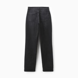 Джинсы женские бойфренды MINAKU SELVEDGE denim, размер 42, чёрные