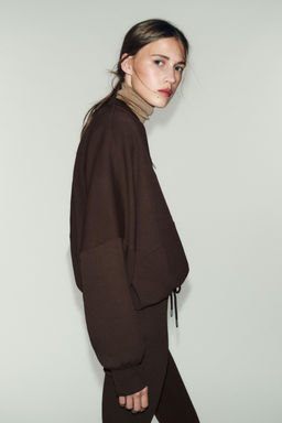 INTERLOCK BOMBER JACKET