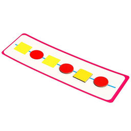 Развивающая игра Закончи ряд, 10 карточек, картонные фигурки, по методике Монтессори - Iq-zabiaka фото 2