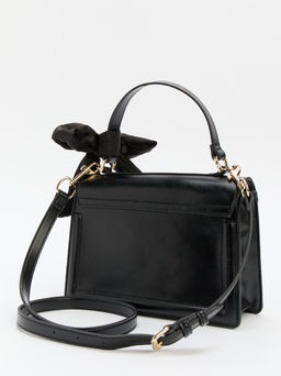 Женская сумка с ручкой LOVE MOSCHINO BOW DETAIL Артикул 4192166, черный - Pulicati фото 4