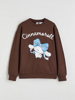 Cinnamoroll Bask?l? K?z ?ocuk Sweatshirt ve Tayt