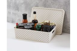 Корзинка с крышкой 7,5 л 35*24,5*10,5 см Береста латте - Elan gallery фото 4