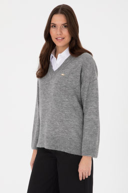 Kad_n Gri Melanj Kazak - U.s. polo assn фото 3
