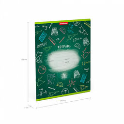 Цена за 10 шт. Тетрадь школьная ученическая ErichKrause К доске!, 12 листов, линейка (в плёнке по 10 шт.) фото 4