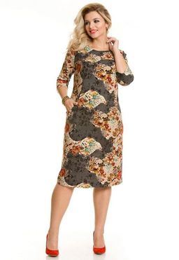 Платье 210-1 цветы - Novita фото 2