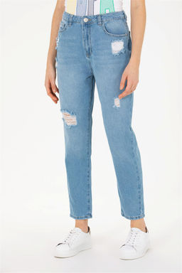 Женские голубые джинсовые брюки - U.s. polo assn фото 8