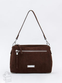 Сумка женская кожаная 1025CF coffee Polina&Eiterou