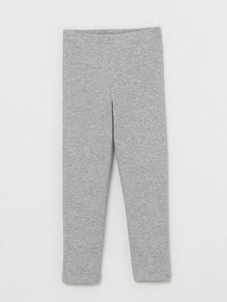 CRB wear/CWKG 10047-11 Брюки модель леггинсы для девочки, светло-серый меланж/Ex.Cherubino  фото 3