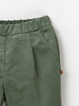 Брюки вельветовые "Олива" 0+
