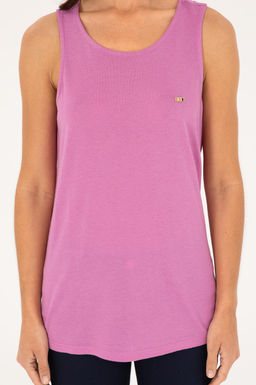 U. S. Polo Assn / Женская фиолетовая футболка - U.s. polo assn фото 6