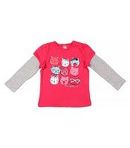 CRB wear/CWB 61440 Джемпер для девочки, малиновый/Ex.Cherubino