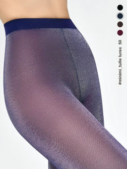 TULLE LUREX 50 (тюль с люрексом) - blu - Minimi фото 10