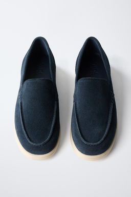 SPLIT SUEDE DECK SHOES - Zara фото 4