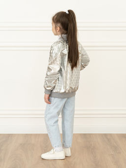 Ветровка детская серебро