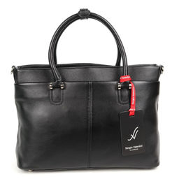 Женская кожаная сумка Sergio Valentini SV-SZ-707 Блек  фото 2