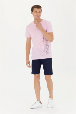 Мужские темно-синие тканые шорты